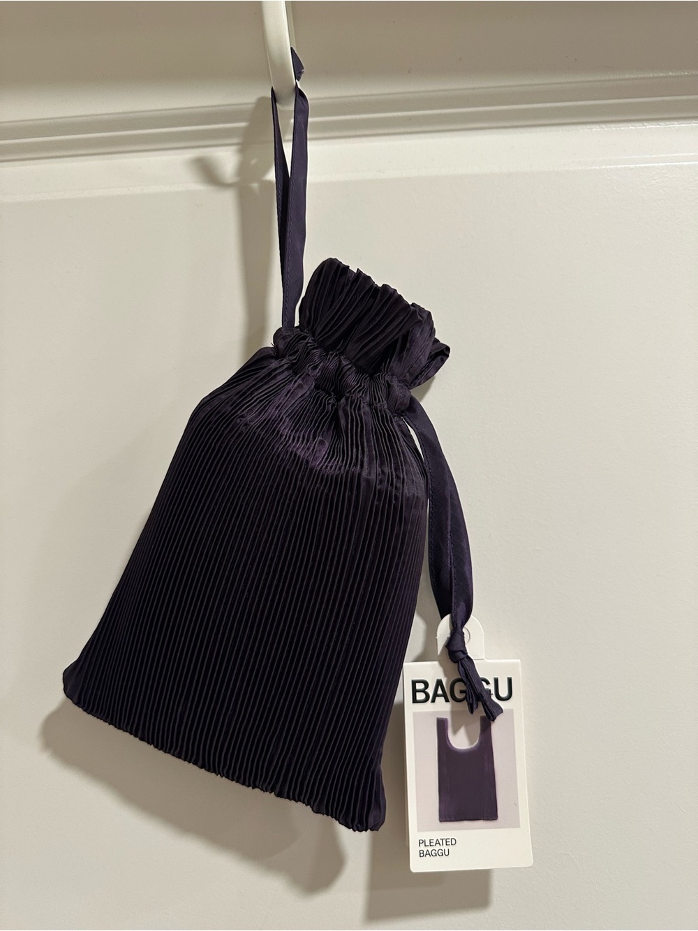 NWT Baggu pleated reusable bag - Fig
